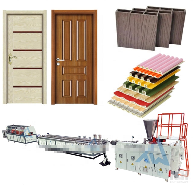 Wood Plastic Pvc Machine Frame Production Line Wpc
