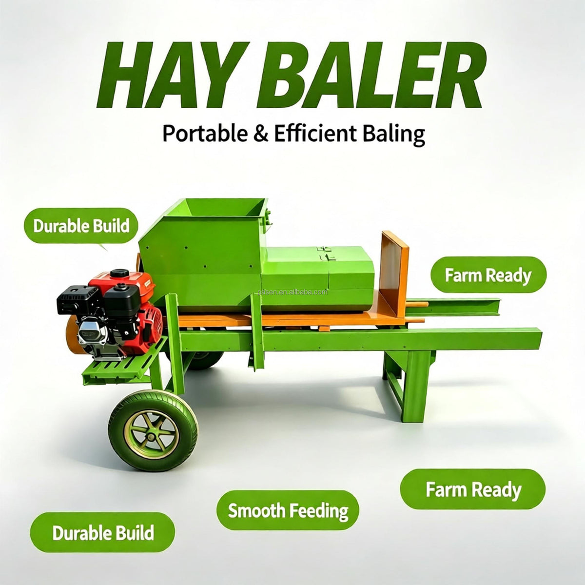 Hydraulic Corn Silage & Green Fodder Baler Machine - Image 6