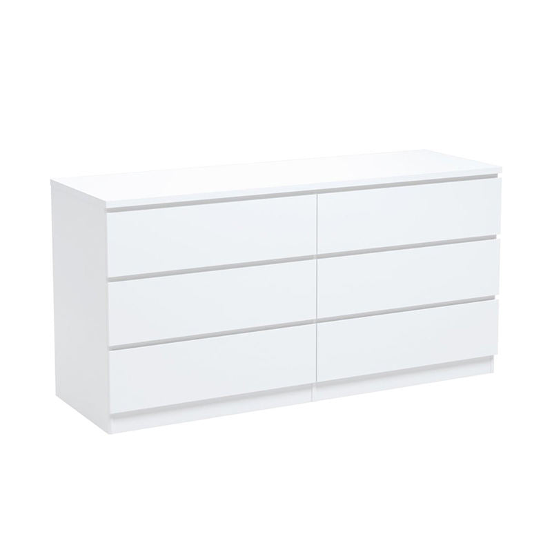 Bedroom 6-drawer Chest, 151 77cm, White - Image 2