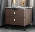 Modern Wood Bedroom Table Stand Set Bed Furniture