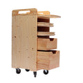 Wooden Hair Trolley Salon