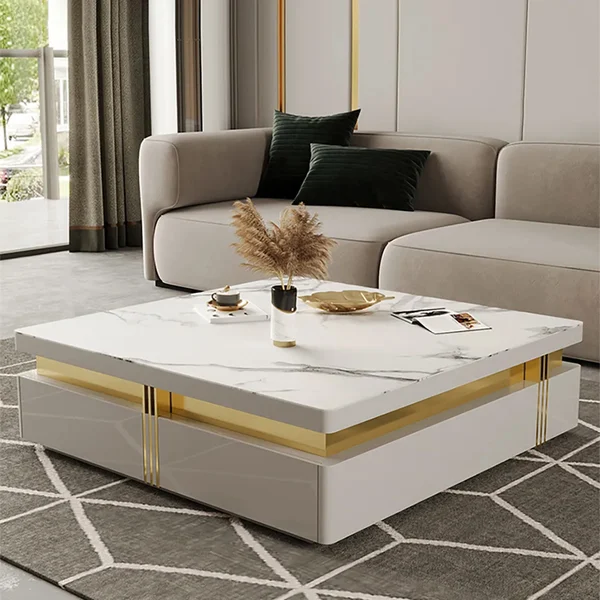 Gold Stainless Steel Living Home Hotel Table Newest - Image 2
