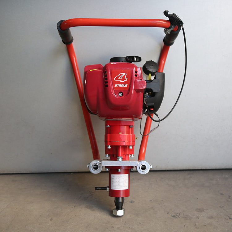 Petrol Railway Concrete Sleeper Anchor Bolt Drilling Machine - Image 2