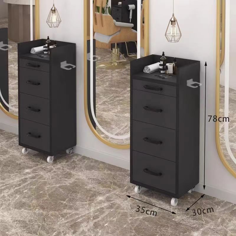 Professional White Metal Rolling Salon Trolley Cart for Spa, Facial & Hairdressing - Image 2