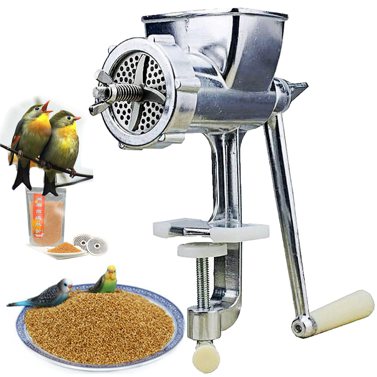 Machine Manual Fish Feed Making Machines Birds Bait Granulator - Image 2