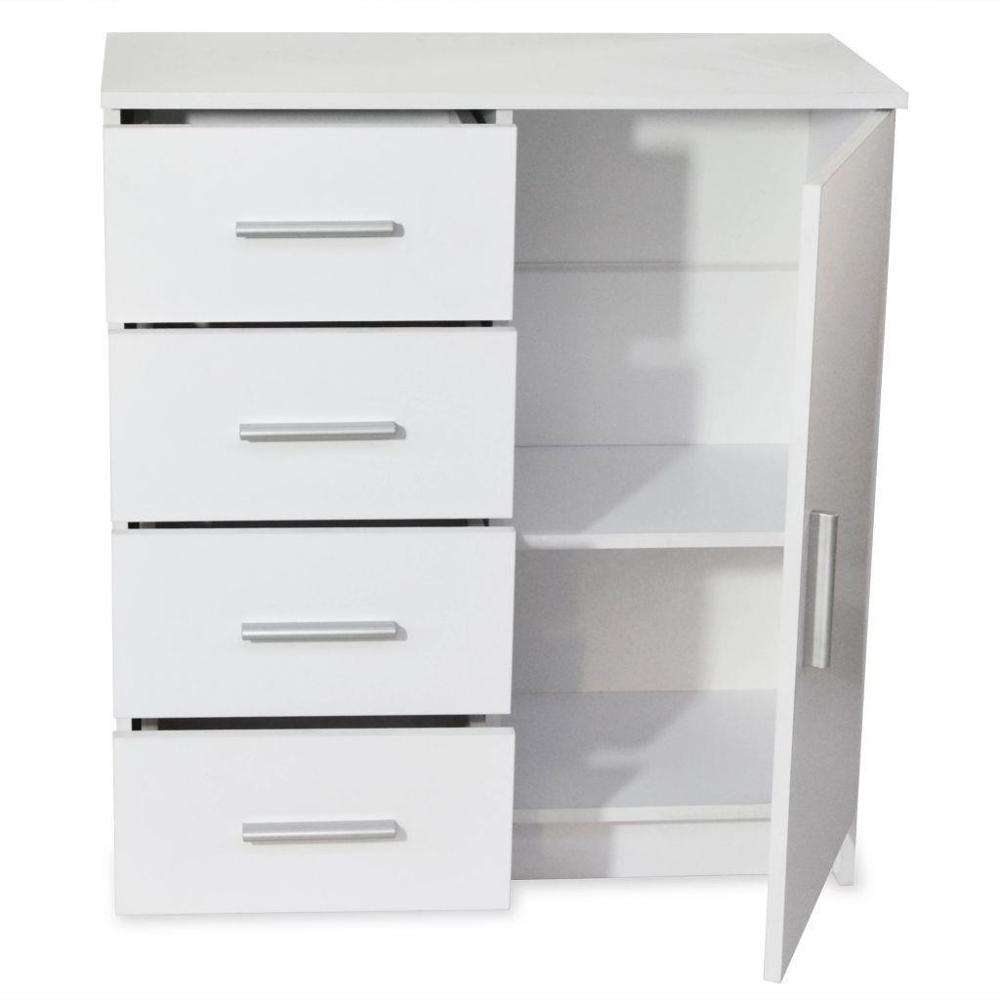 Wood Living Cabinet Hallway Chest Drawers Furniture Room Chests Side - Image 3