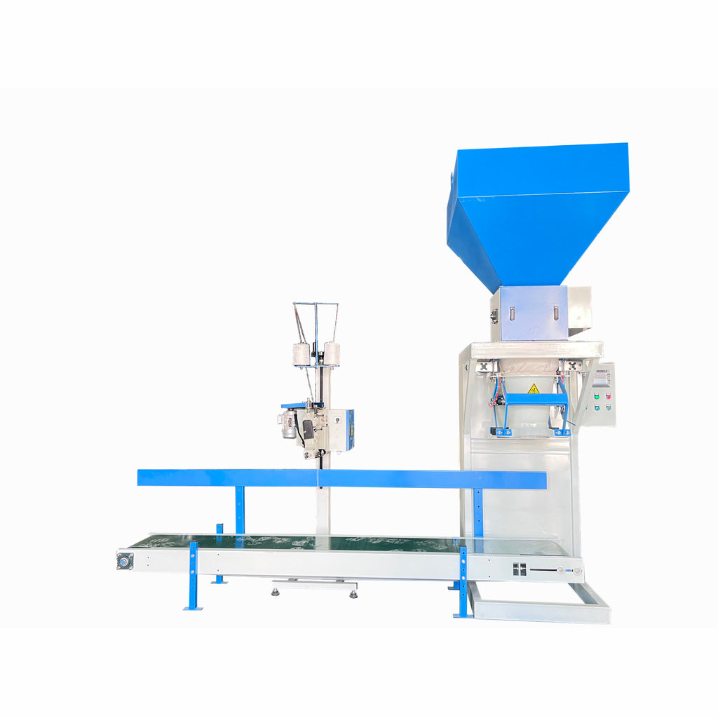 Automatic Chicken Feed Pellet Weighing and Bagging Machine – 15–50 kg