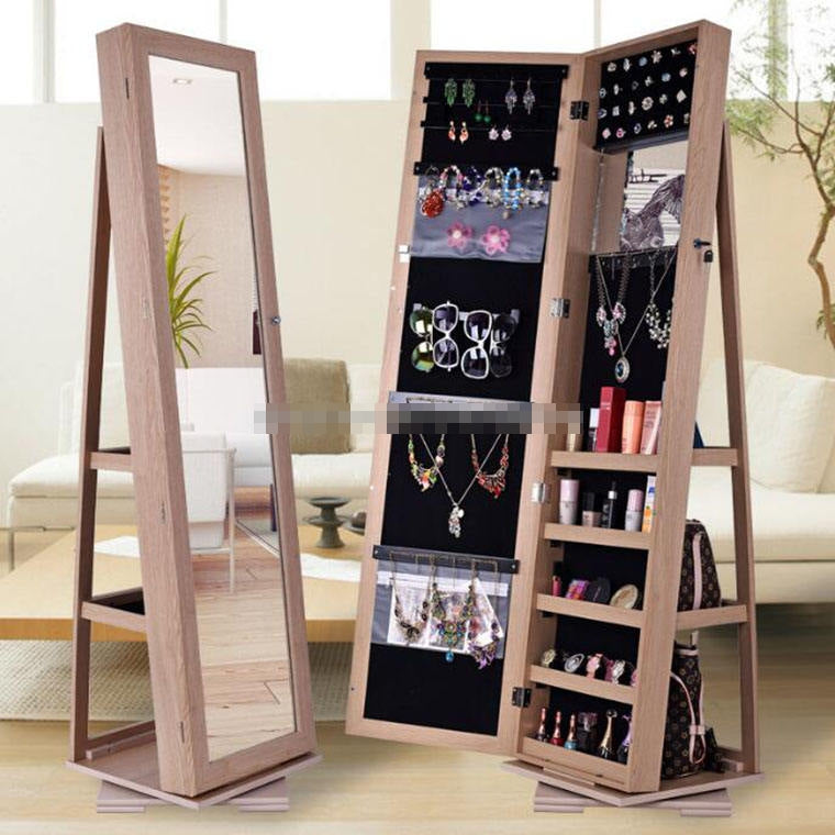 Mirror Cabinet Mirror Cabinet Wooden Full - Image 3