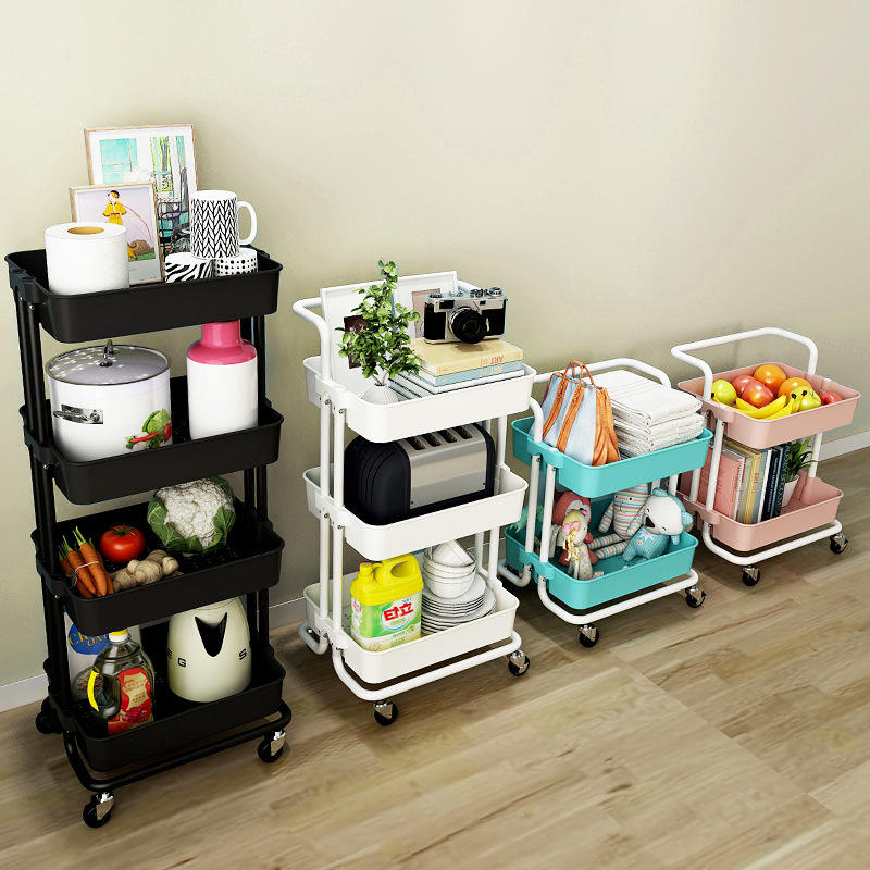 Modern Stainless Steel Salon Stool Cart Trolley New Beauty Hair - Image 2