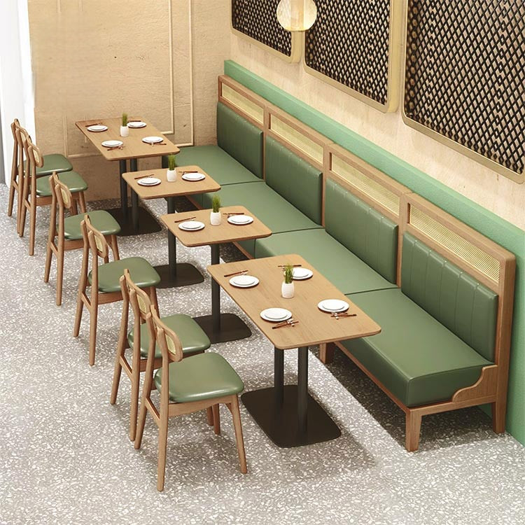 Booth & Bench Seating Set with Dining Table - Image 2