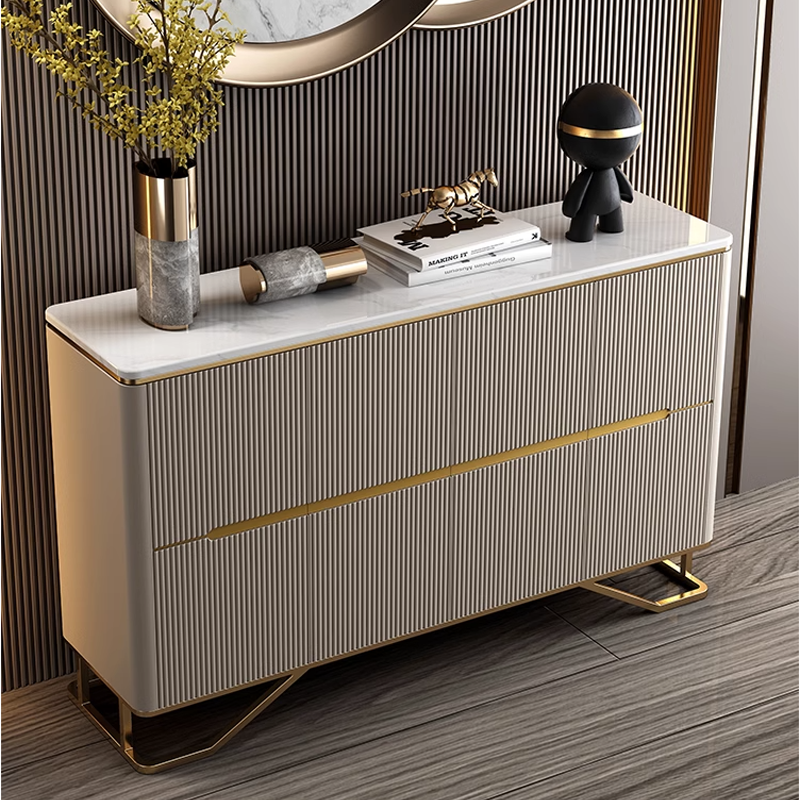 Contemporary Classic Cabinet Sideboard Buffet Credenza Design Nordic Style Storage - Image 3