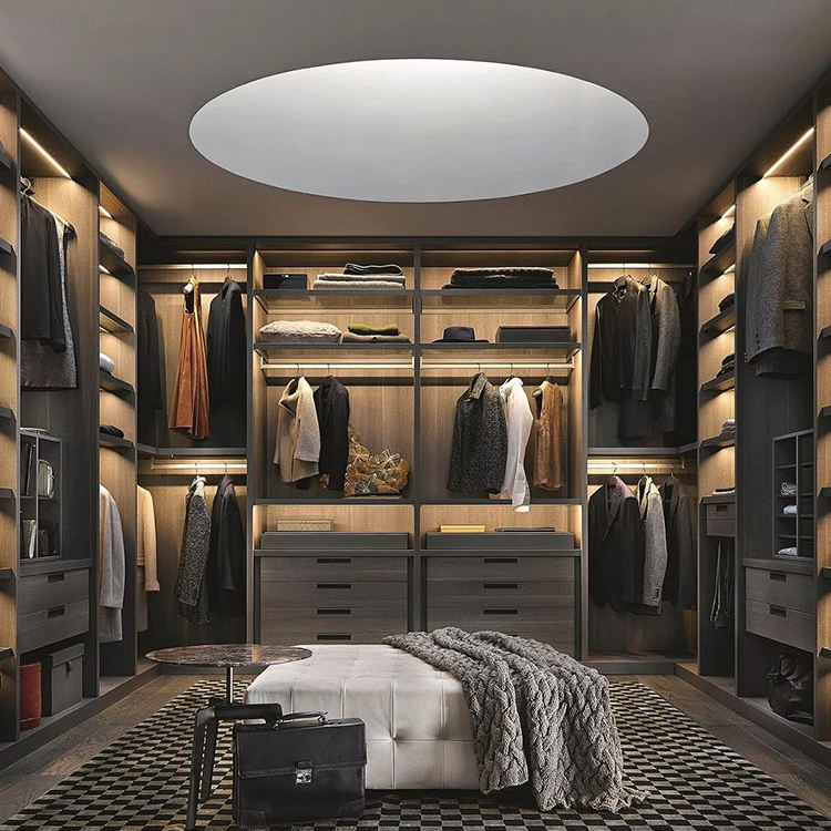 Wooden Wall Wardrobe 5 Door DIY Walk In Closet - Image 3
