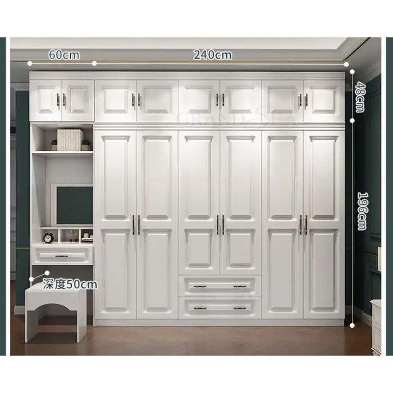 Bedroom Wardrobe Wooden Cabinet - Image 3