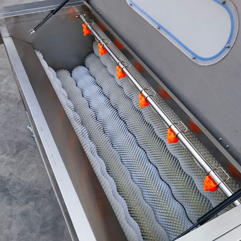 Brush Roller Vegetable Washing & Peeling Machine - Image 4