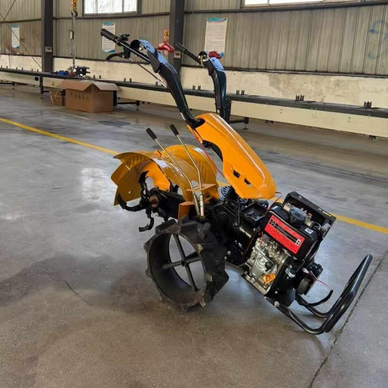 10HP Diesel Walking Tractor with Tiller & Plough - Image 4