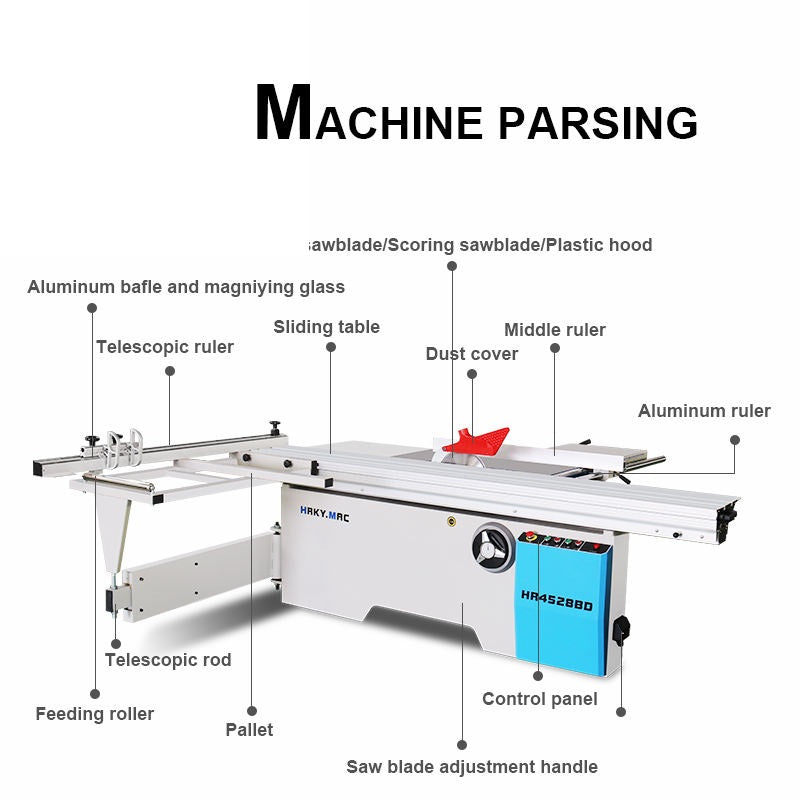 Machine Table Efficient Woodworking Sliding Panel Saw Horizontal Cnc - Image 2
