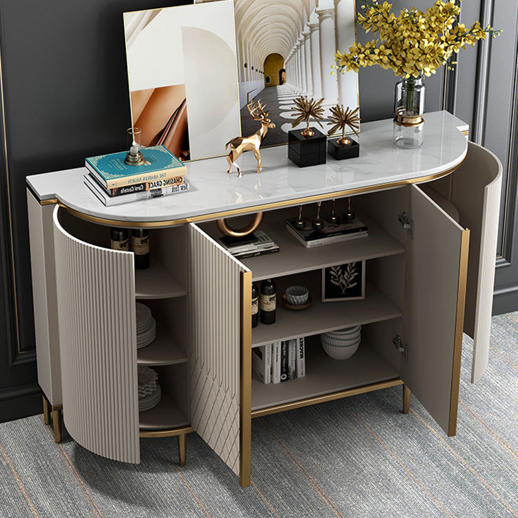 Living Cabinet Frame Dining Room Furniture Magtme Top Doors Sideboard - Image 3