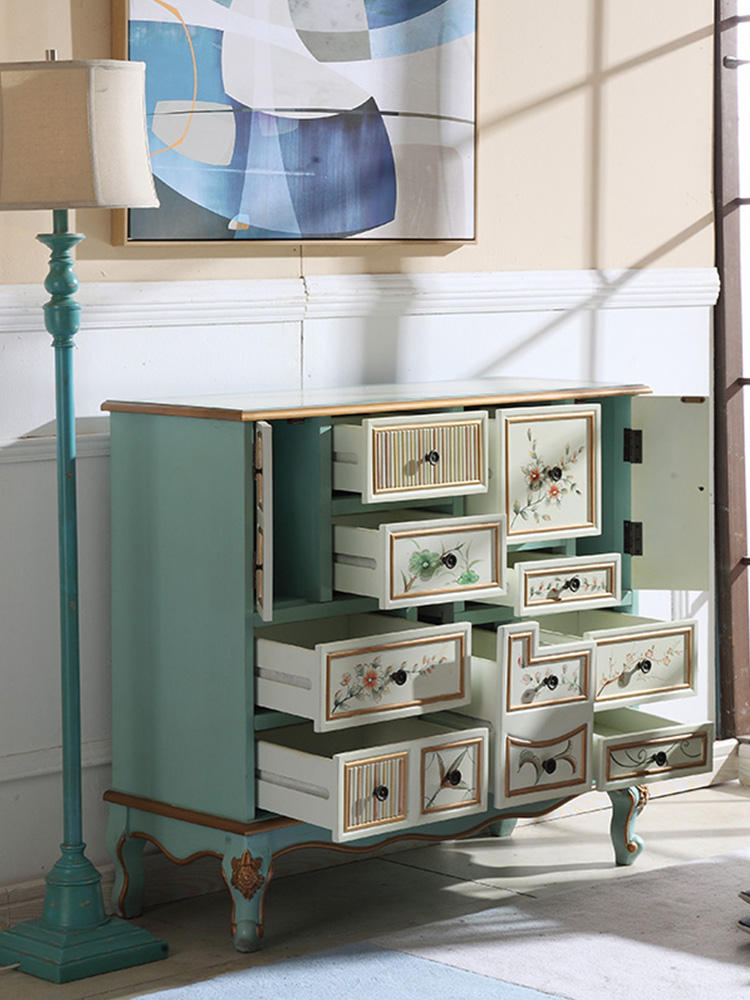 Smart Living Cabinet Multi-color Combination Drawer Room - Image 3