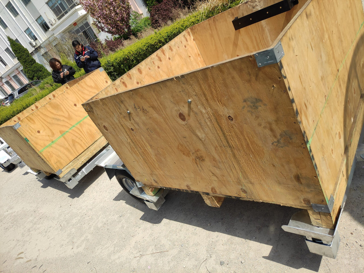 500kg Orchard Fruit Bin Picking & Transport Trailer