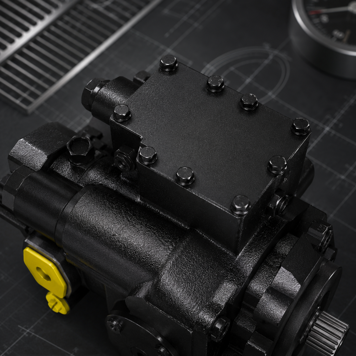 HPV90 Wheat Harvester Hydraulic Pump & Motor System - Image 5