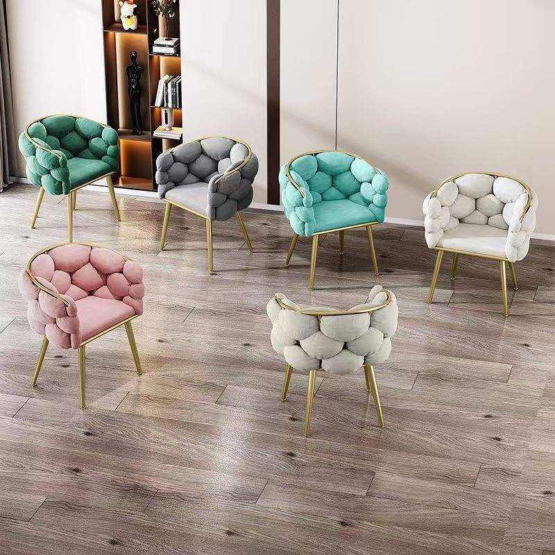 Luxury Modern Metal Salon Living Home Chair Sofa - Image 3