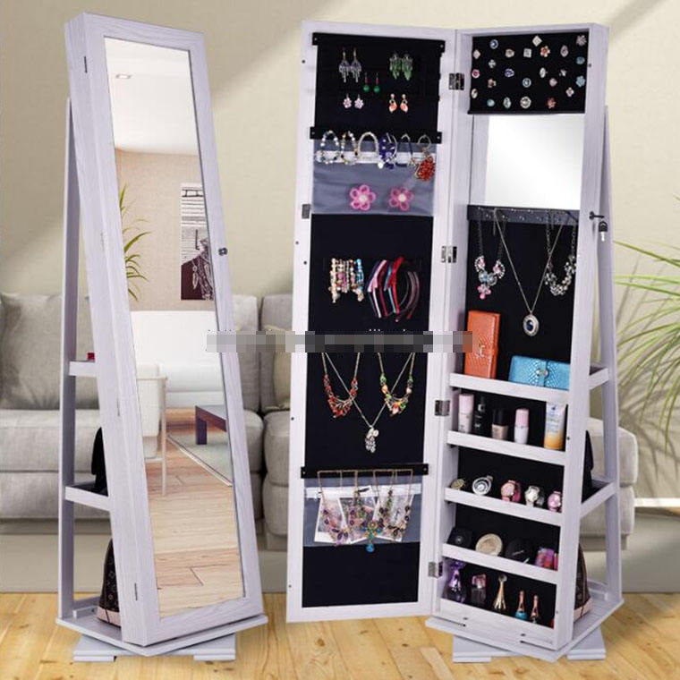 Mirror Cabinet Mirror Cabinet Wooden Full - Image 4