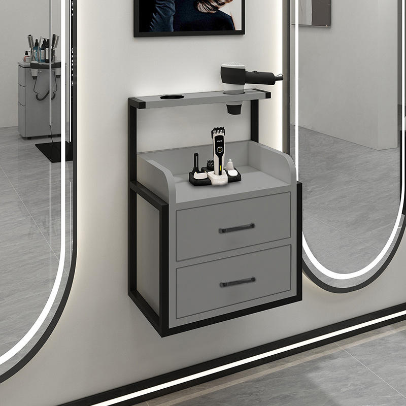 Gold Salon Cabinet Wall Storage - Image 5