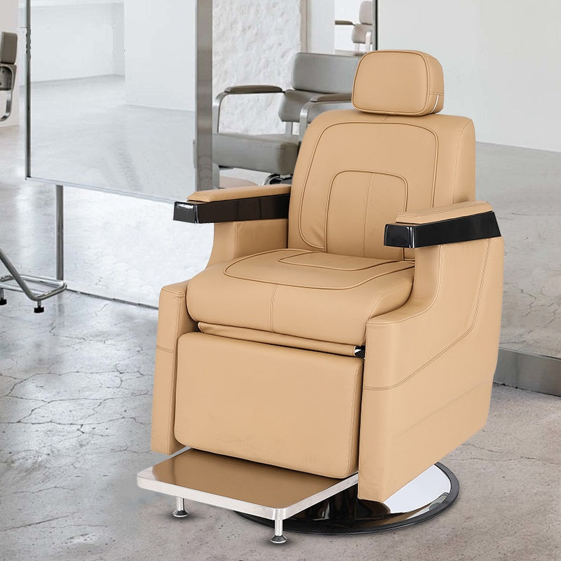 Electric Reclining Barber Chair with Ergonomic Design and Hydraulic Lifting System - Image 4