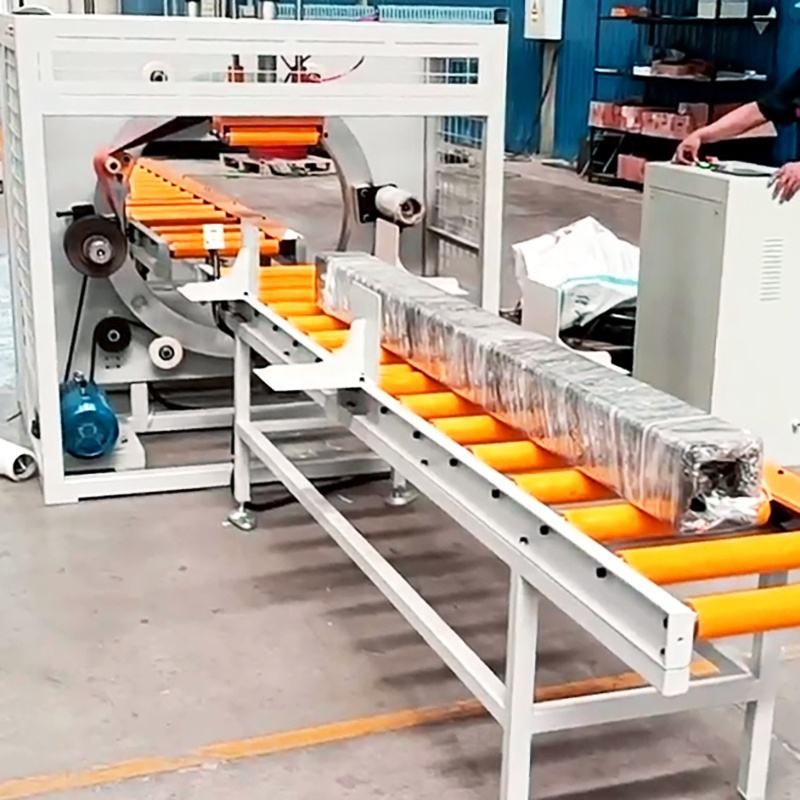 Automatic Horizontal Stretch Wrapper Orbital Stretch Wrapping Machine - Image 3