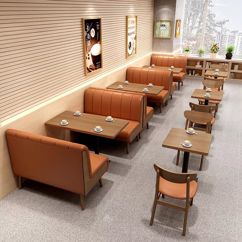 Casual Restaurant Booth and Table Set for Dining Spaces - Image 4