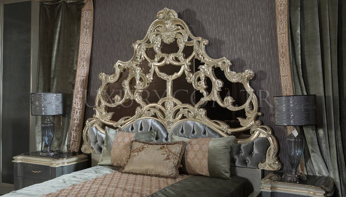 Wooden Antique Bedroom Suite Set - Image 3