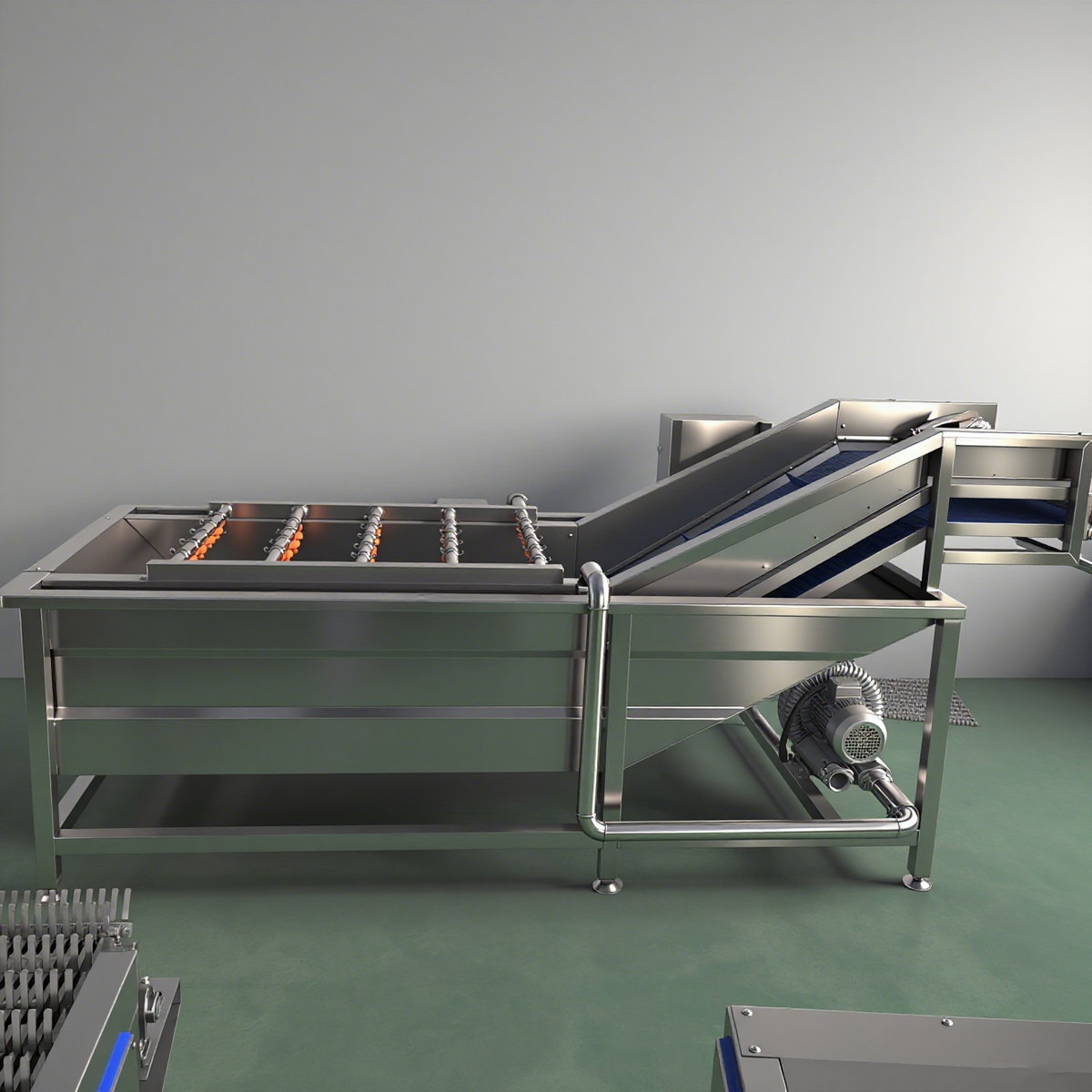 Automatic Ready-to-Eat Salad Washing, Cutting and Packing Production Line - Image 3