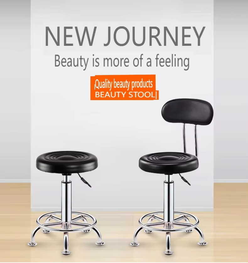 Barbershop Chair Backrest Stool with Adjustable Height - Image 5