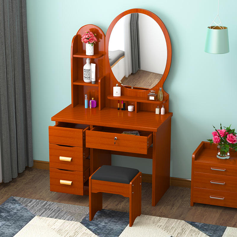 White Modern Vanity Dresser Set - Image 4
