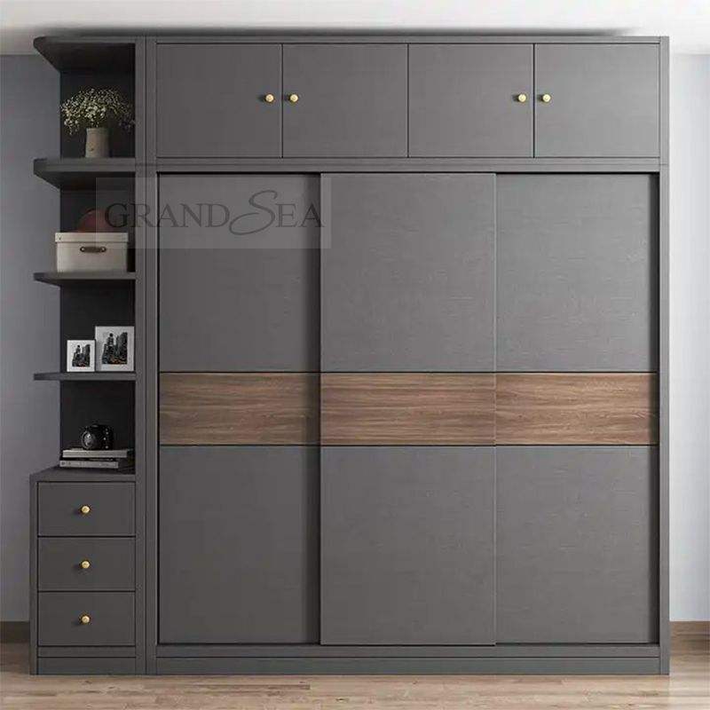 Clothes Storage Solid Wood Wardrobe - Image 3