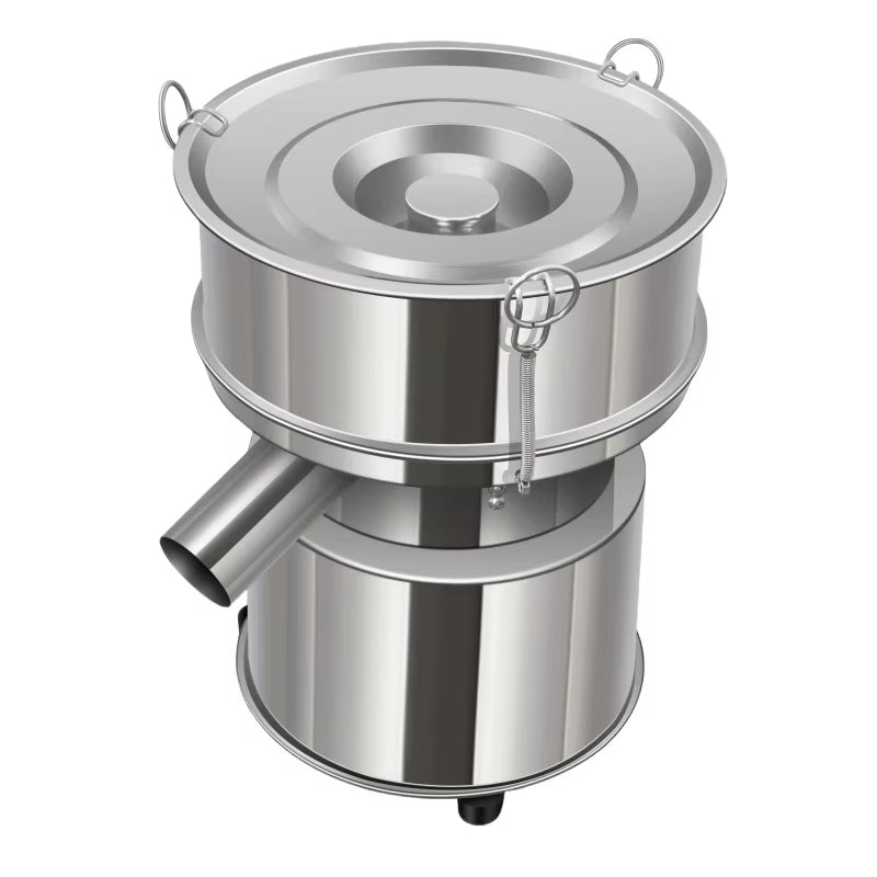 120 W Stainless Steel High-Vibration Flour Screening Machine - Image 5