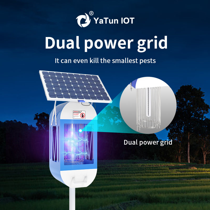 Solar-Powered Agricultural Insect Killer Lamp - Image 3