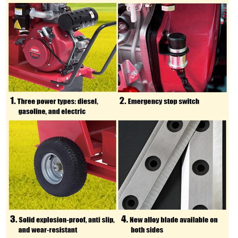 Wood Machine Chipper 15hp Petrol Diesel - Image 3