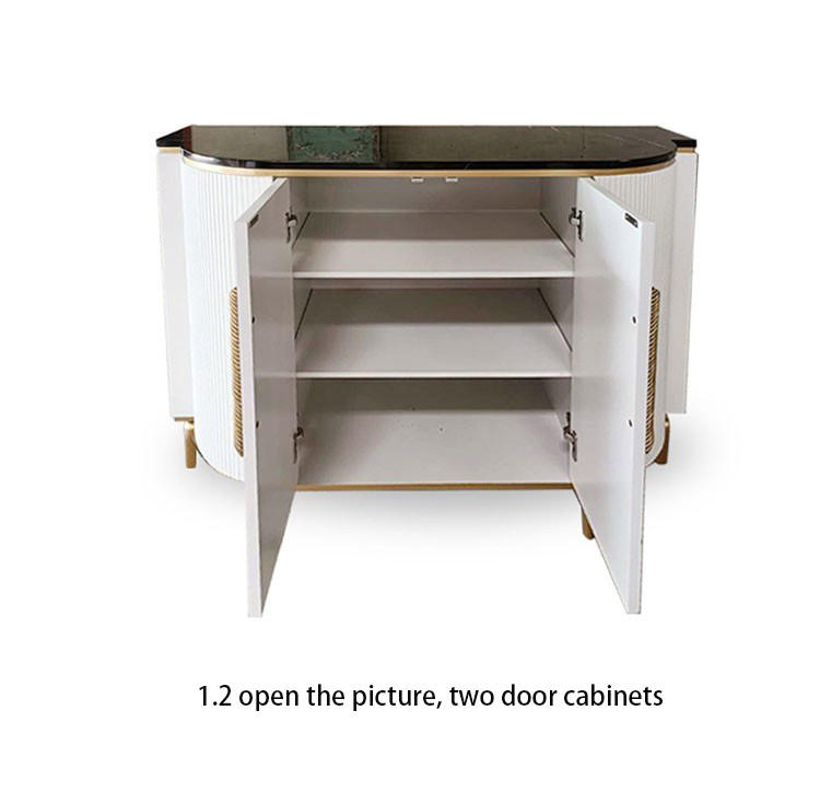 Living Cabinet Frame Dining Room Furniture Magtme Top Doors Sideboard - Image 4
