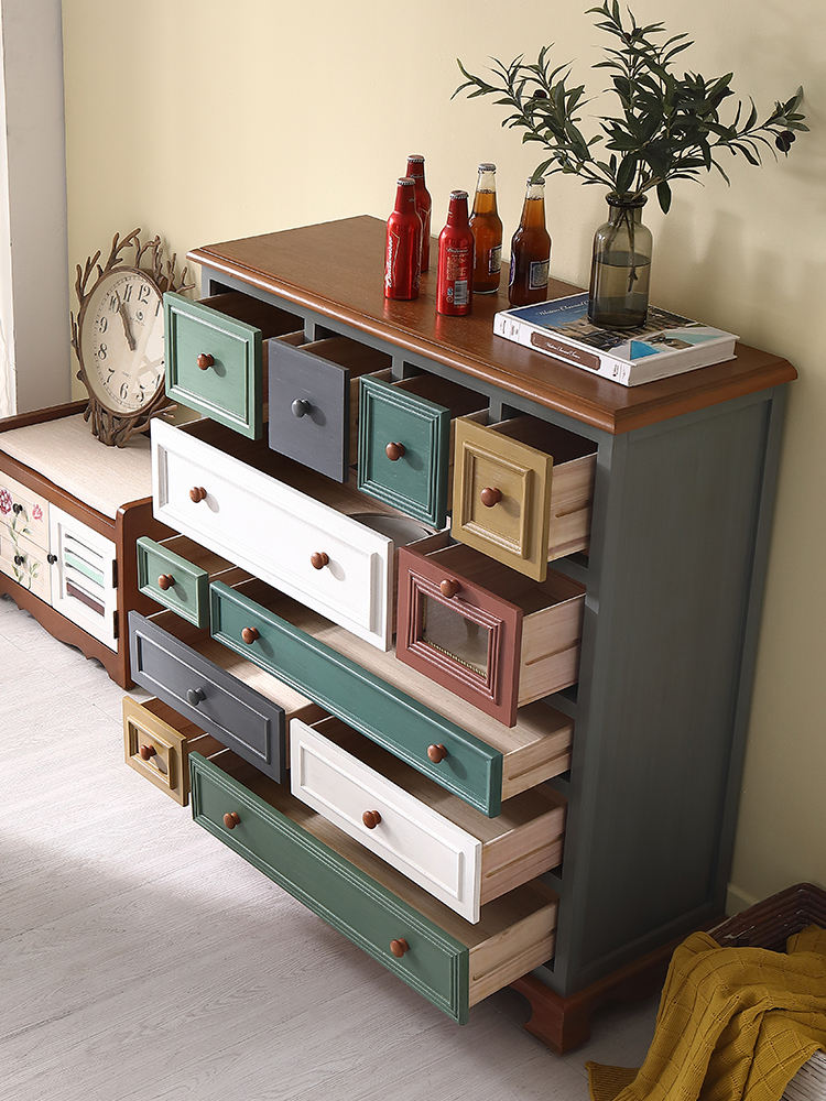 Wood Home Living Cabinet Wholesale Room Furniture Side - Image 4