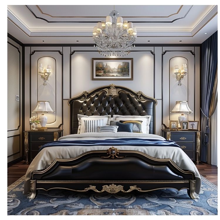 Bed Frame King Queen Size Beds Upholstered Solid