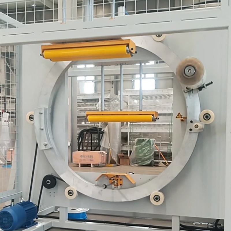Automatic Horizontal Stretch Wrapper Orbital Stretch Wrapping Machine - Image 4