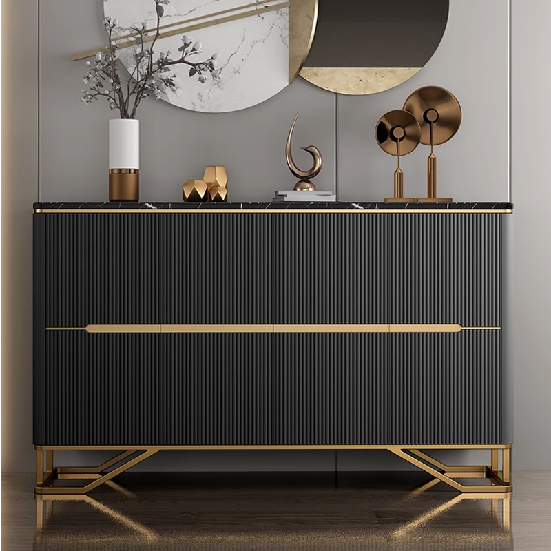 Contemporary Classic Cabinet Sideboard Buffet Credenza Design Nordic Style Storage - Image 5