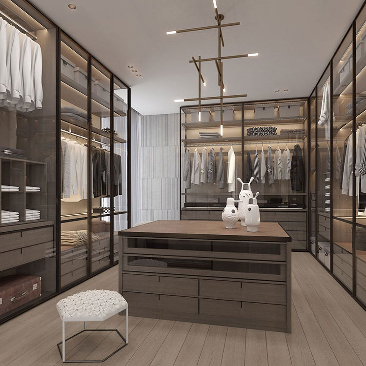 Sliding Mirror Glass Walk In Closet - Image 4