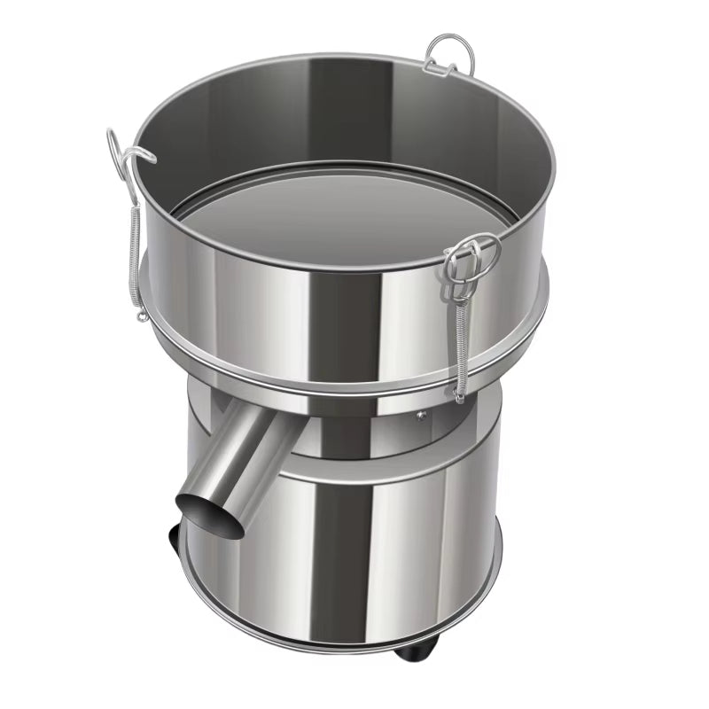120 W Stainless Steel High-Vibration Flour Screening Machine - Image 4