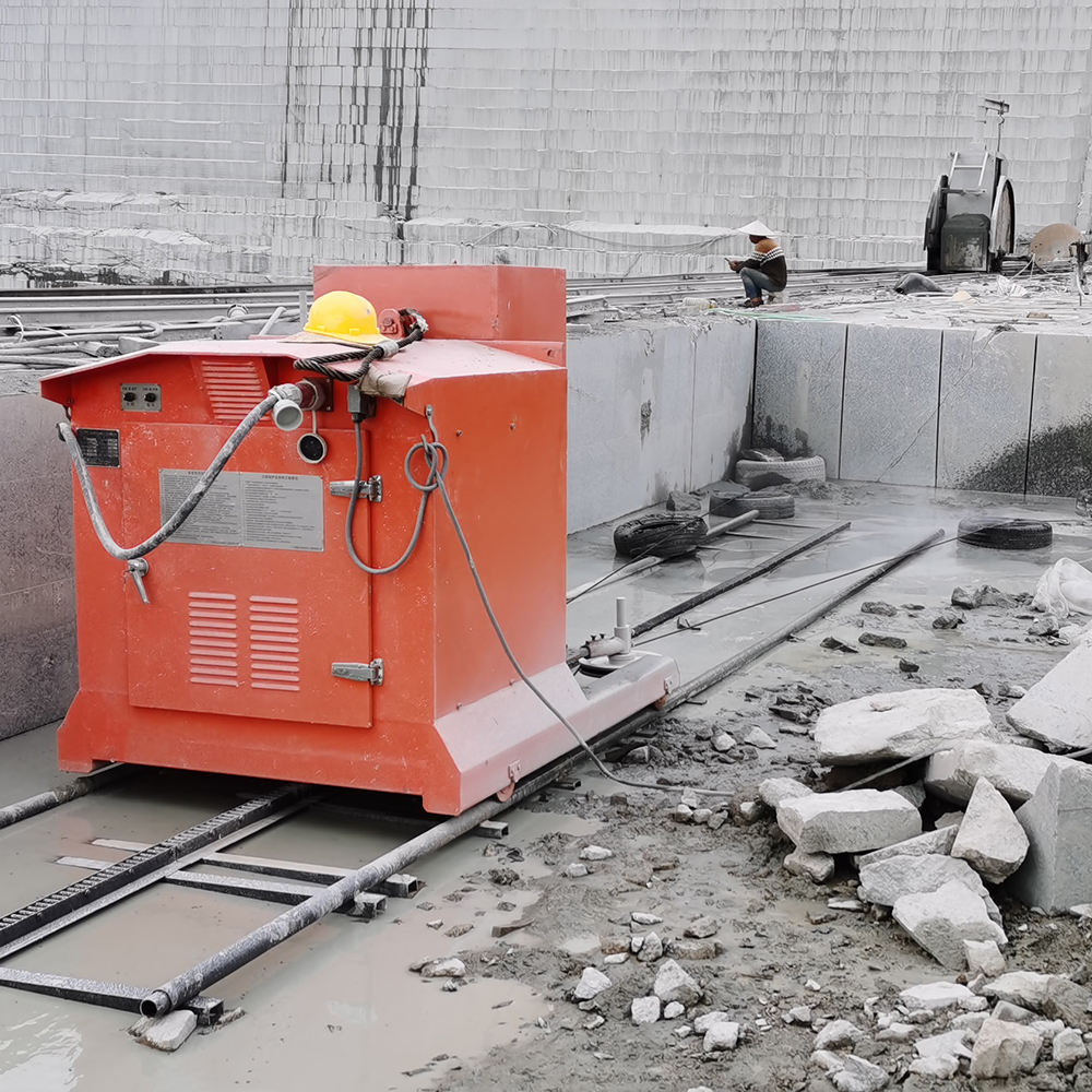 Granite Quarry With Diamond Line Saw Cutting Machine - Image 5