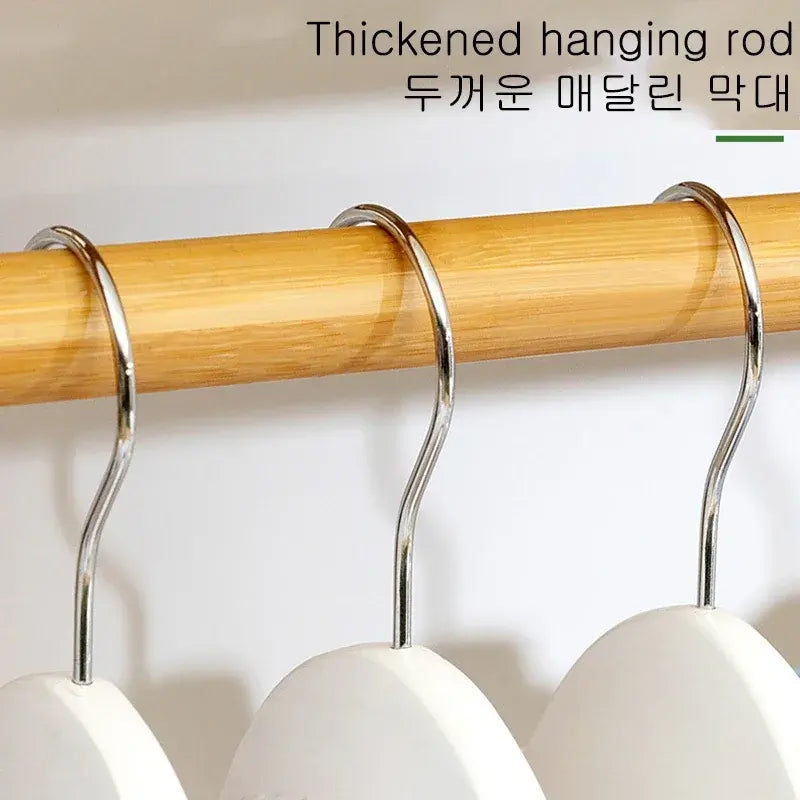 Rack 80x40x140cm Wardrobe Clothes Heavy Duty Garment Hanging Freestanding Clothing - Image 5