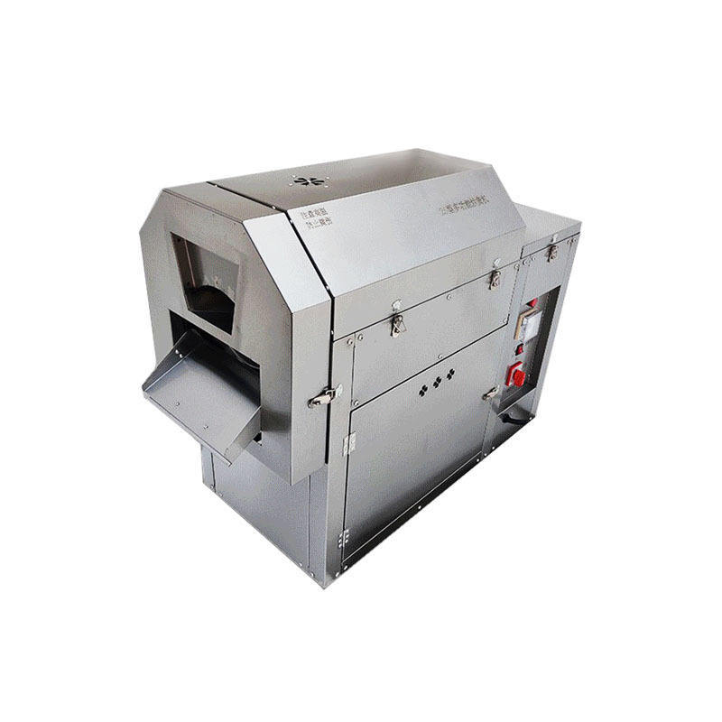 Commercial 50 kg/h Gas-Heated Stainless-Steel Nut and Seed Roasting Machine - Image 2