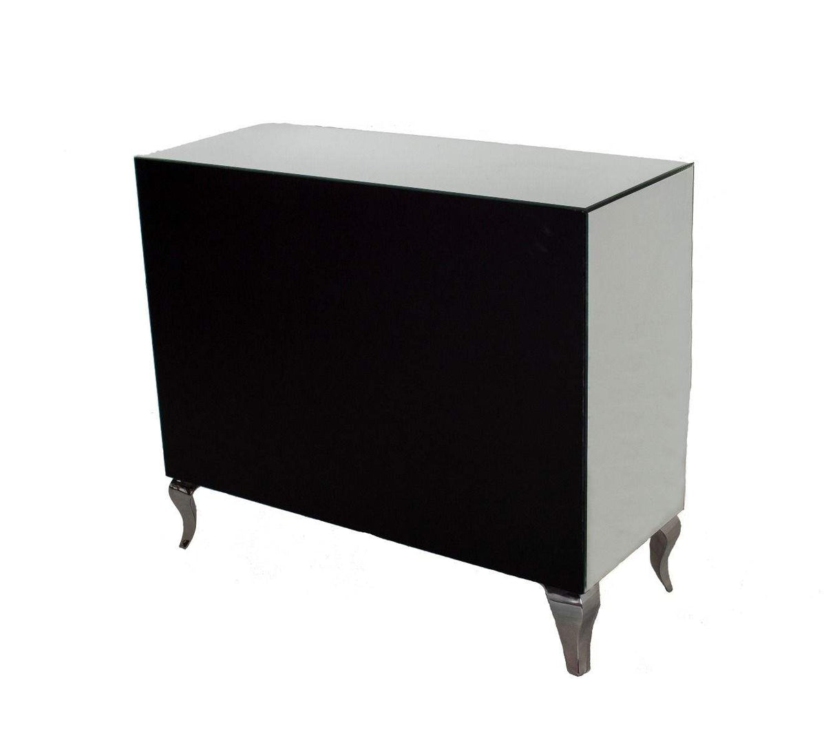Luxury Glass Living Home Hotel Cabinet Room Furniture Full Mirrored - Image 5