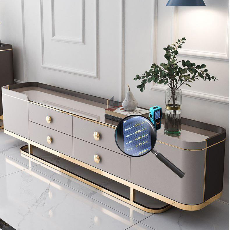 Modern Living Cabinet Spacious Wooden Drawers Style Room Decor - Image 5